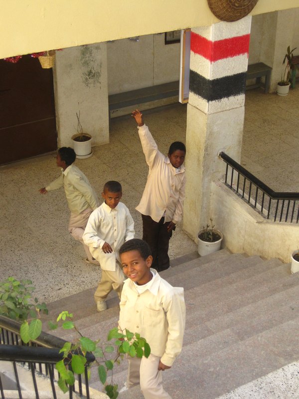 The young Nubian kids