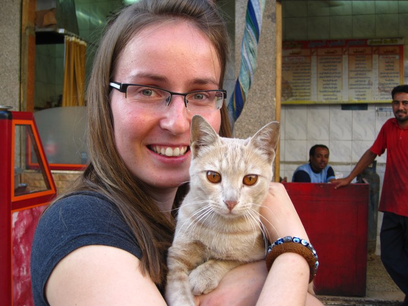 Me and Aswan cat