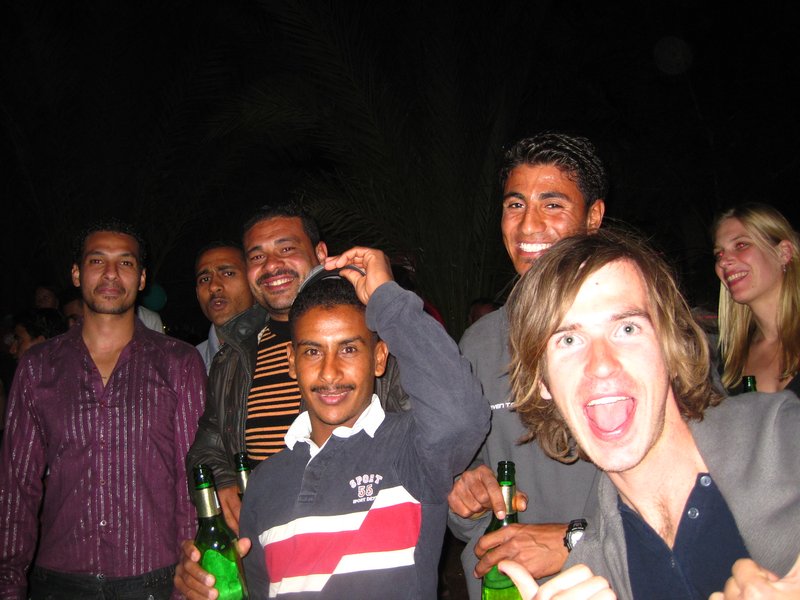 Ivan partying up in Dahab