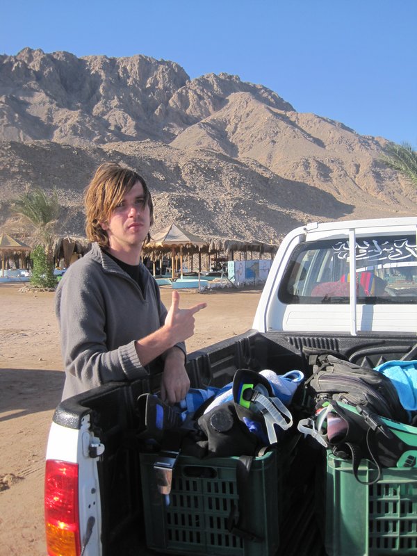 Ivan our dive gear and Dahab