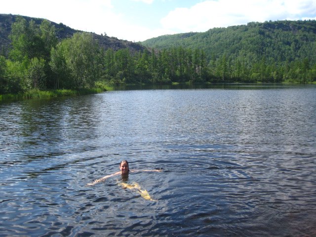 Swimming in Lake Ikar