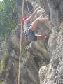 Me climbing 6B Top Rope