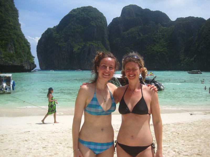 Me and Jess at Ko Phi Phi Bay