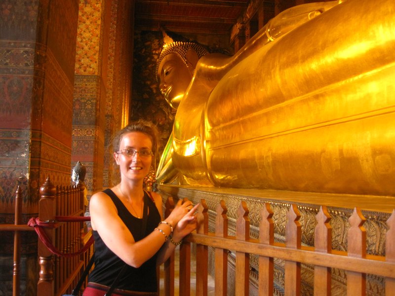 Me and the Reclining Buddah