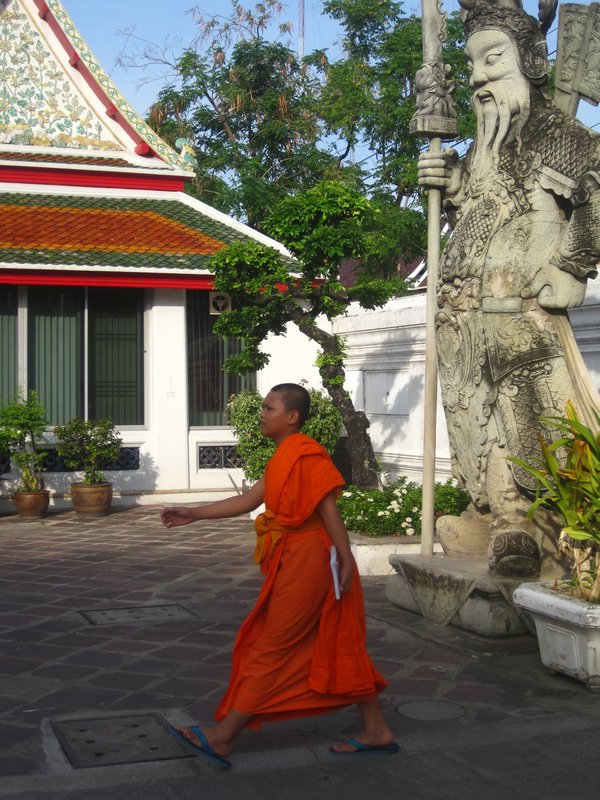A monk in Wat Pho