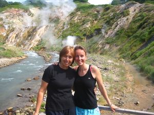 Me and mum are amazed at the Geysers