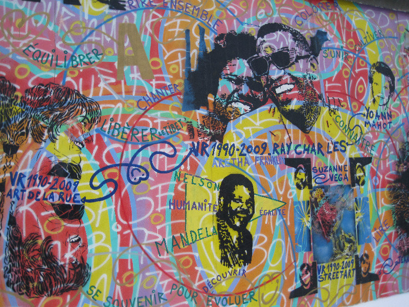 Ray Charles memory survives on the Berlin Wall