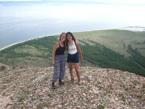 Me and Ange at the top of Zunduk Cape