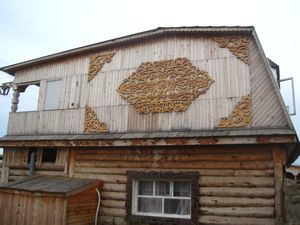 Old Russian Wooden Architecture at Niketas