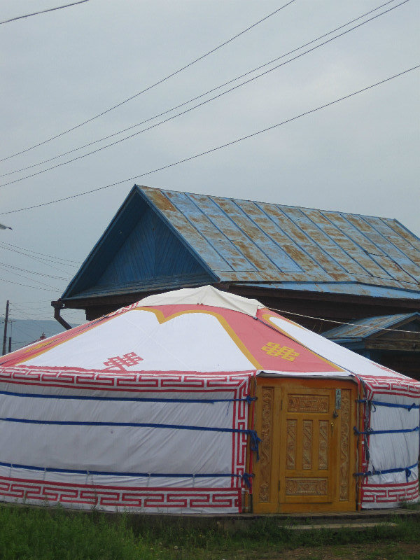 A Yurt inside Ivolginsky Datsun