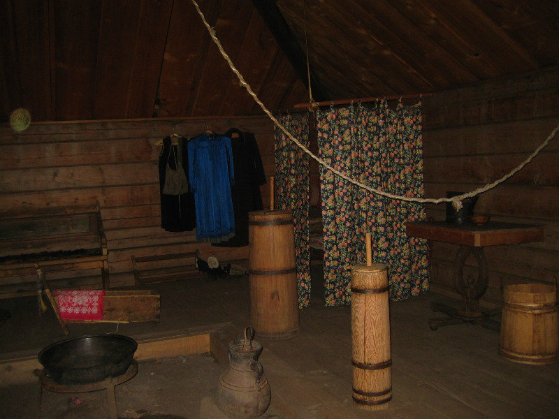 Inside a Traditional Buryat Wooden House