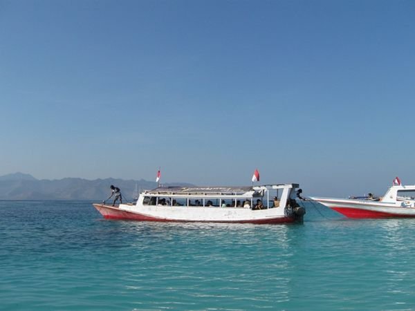 Boat at Gili Trawangan