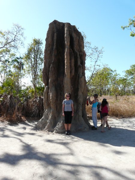 Lisa and the giant termite mound