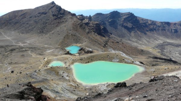 The Emerald Lakes.