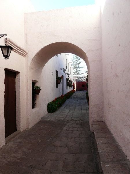 One of the streets inside the convent