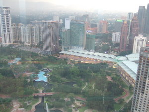 View from Petronas Towers Skybridge