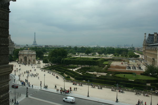 View from the 2nd floor of the Louvre