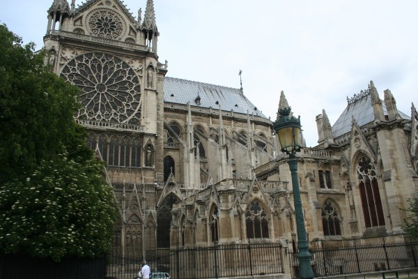 The south side of Notre Dame