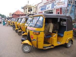 here they are called "auto-rickshaws" 