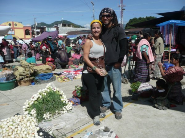 The weekly market in Santa Clara....