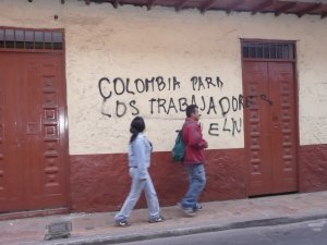 "Colombia is for the workers!"