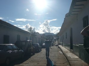 There was a big ferria in the neighboring colonial town of Barichara 
