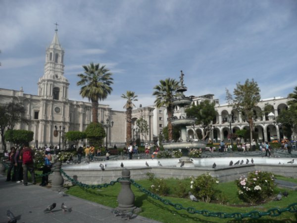 Arequipa´s beautiful plaza de armas