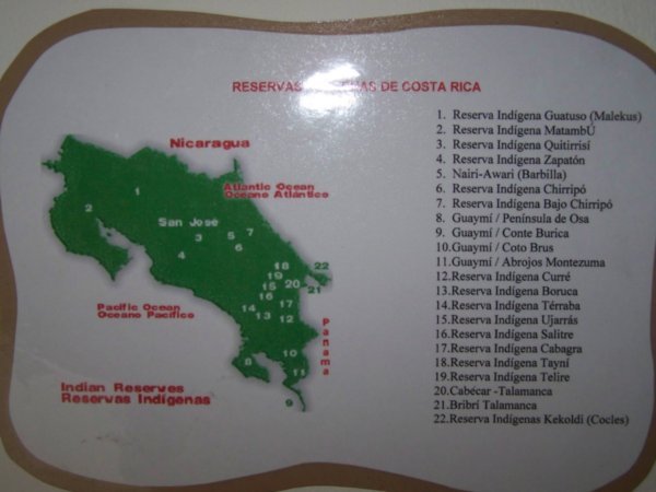 Locations of Reservations