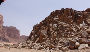 Wadi Rum terrain