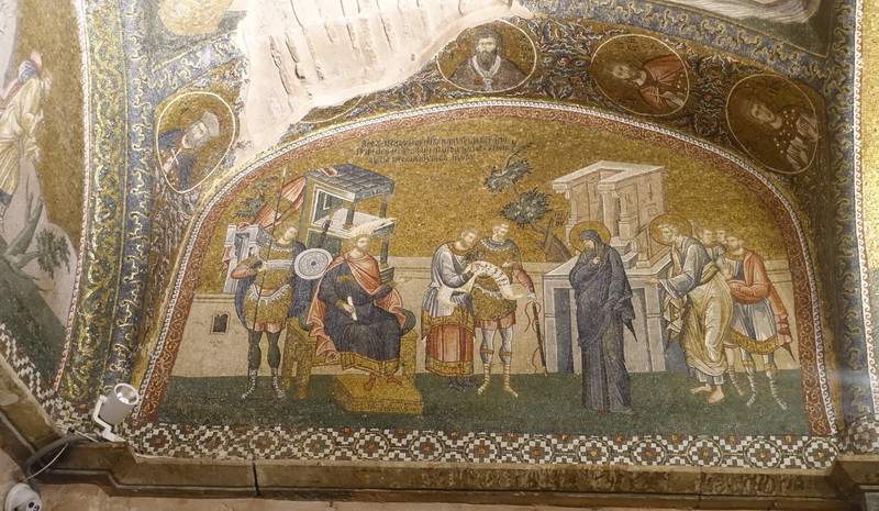 Chora Church Istanbul Mosaic Scene