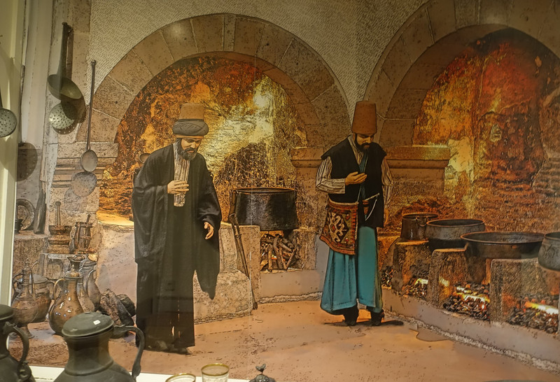 Istanbul scene in Dervish museum