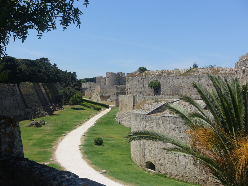 Moat - Rhodes Old Town Bastion