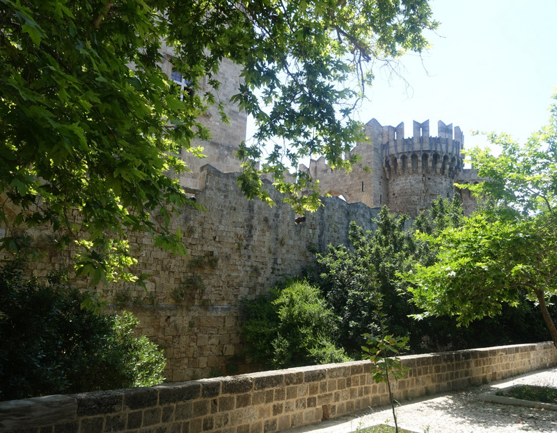 Rhodes Old Town Parapet