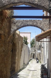 Rhodes Old Town - Arched Alleyway