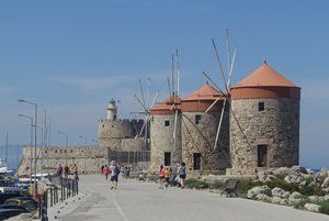 Rhodes - Fort Nikolaos and Windmills