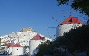 Astypalaia - Castle and windmills