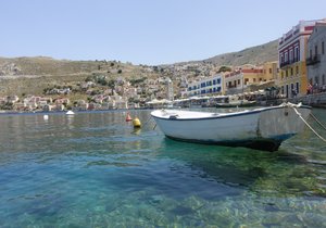 Symi Town water view