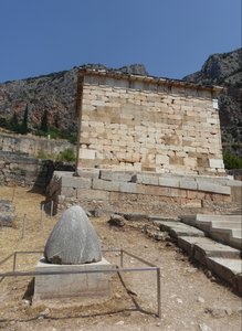 Delphi - conical stone marking centre of the earth