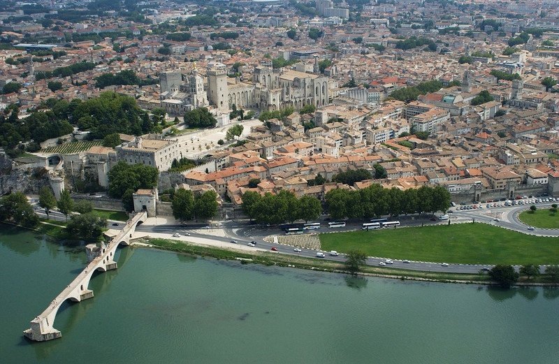 Aerial of Avignon
