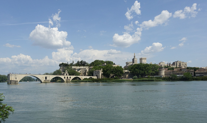 Palace de Papes and Avignon Bridge