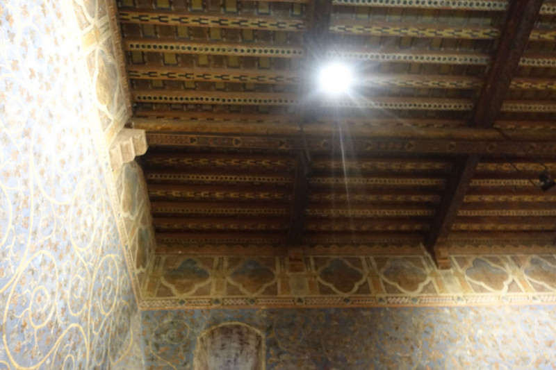 Pope's chamber ceiling