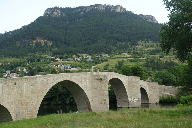 18th Century bridge over Tarn River - Quézac