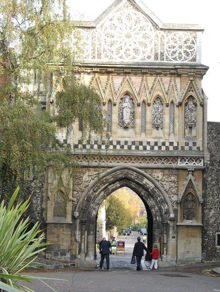 Norwich Cathedral - entry gate