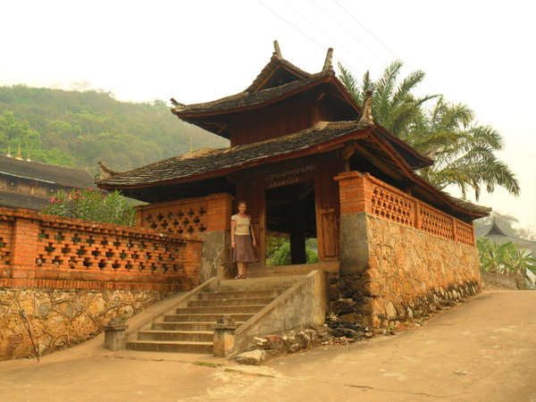 Entry to the local (Meng Lian) temple