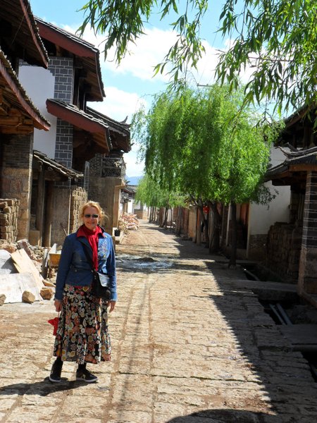 Typical Naxi village street
