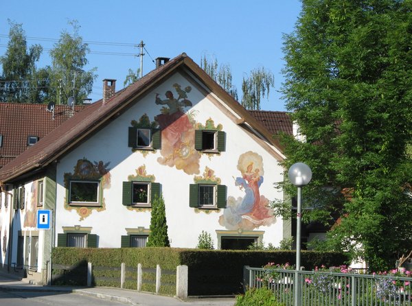 Bavarian painted house