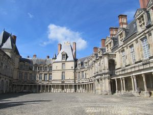 Fontainebleau - just one courtyard