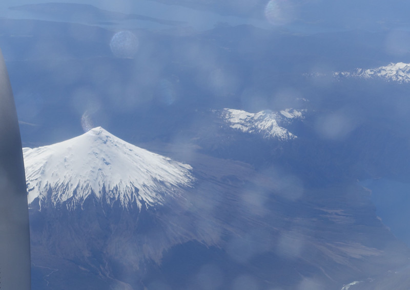 Flying over Chile & volcano's