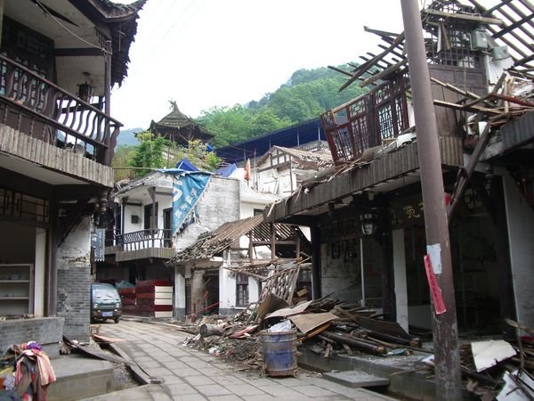 Old town near the mountain