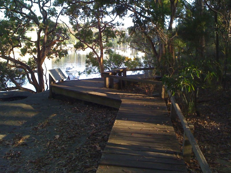 Board walk at the island, this is where I start my 25 mins run to work in the CBD area of St leonards